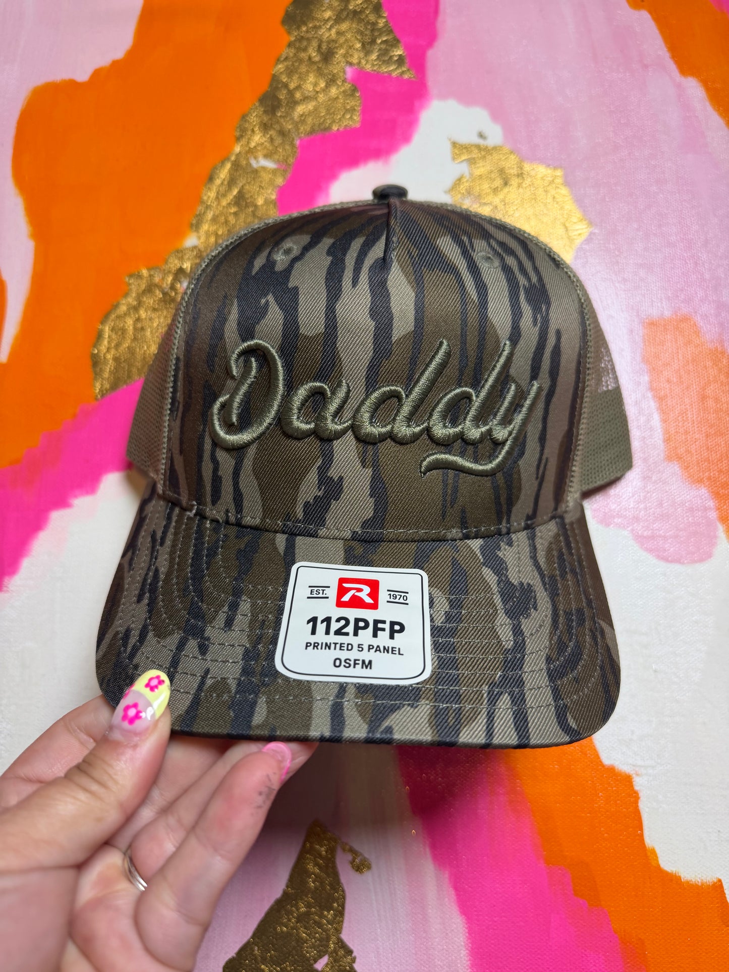 Daddy Mossy Oak Trucke Hat