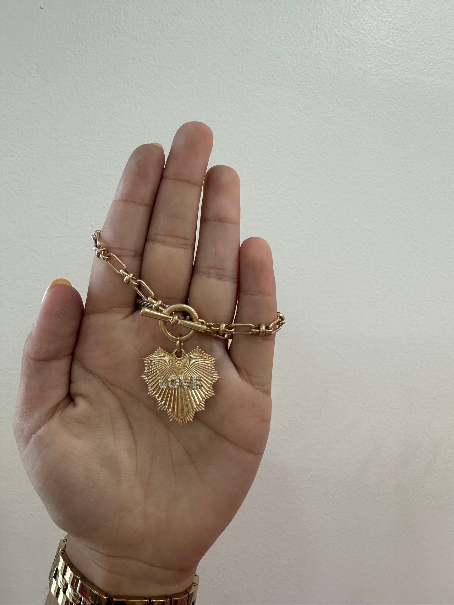 Love Pendent Bracelet