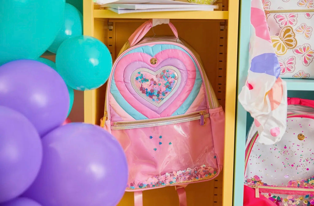 Packed Party- Taylor Quilted Hearts Backpack
