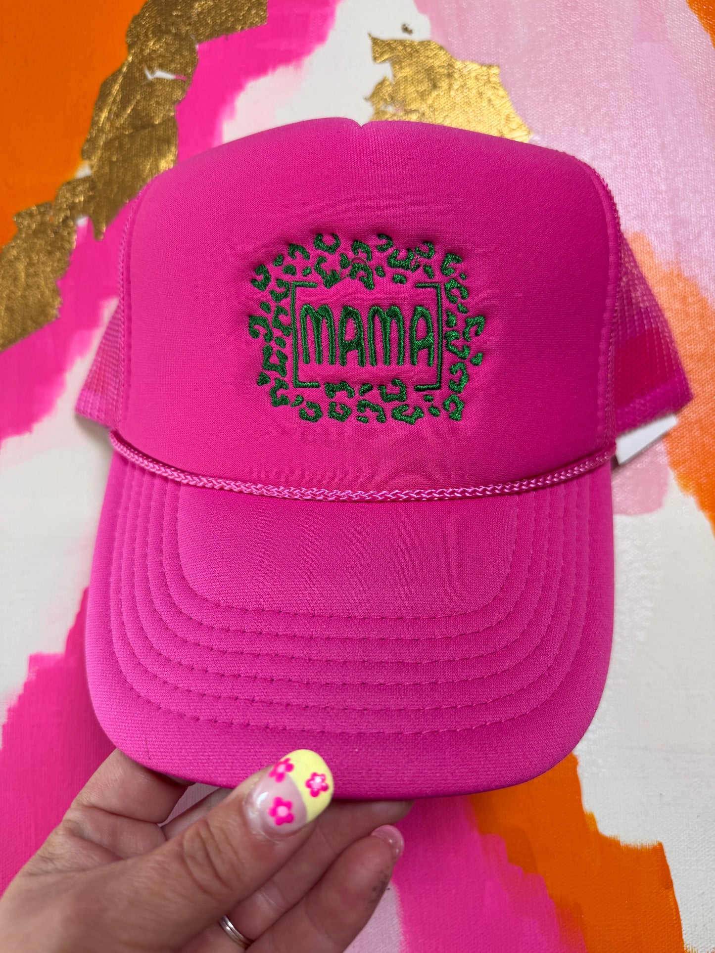 Mama Leopard Foam Trucke Hat