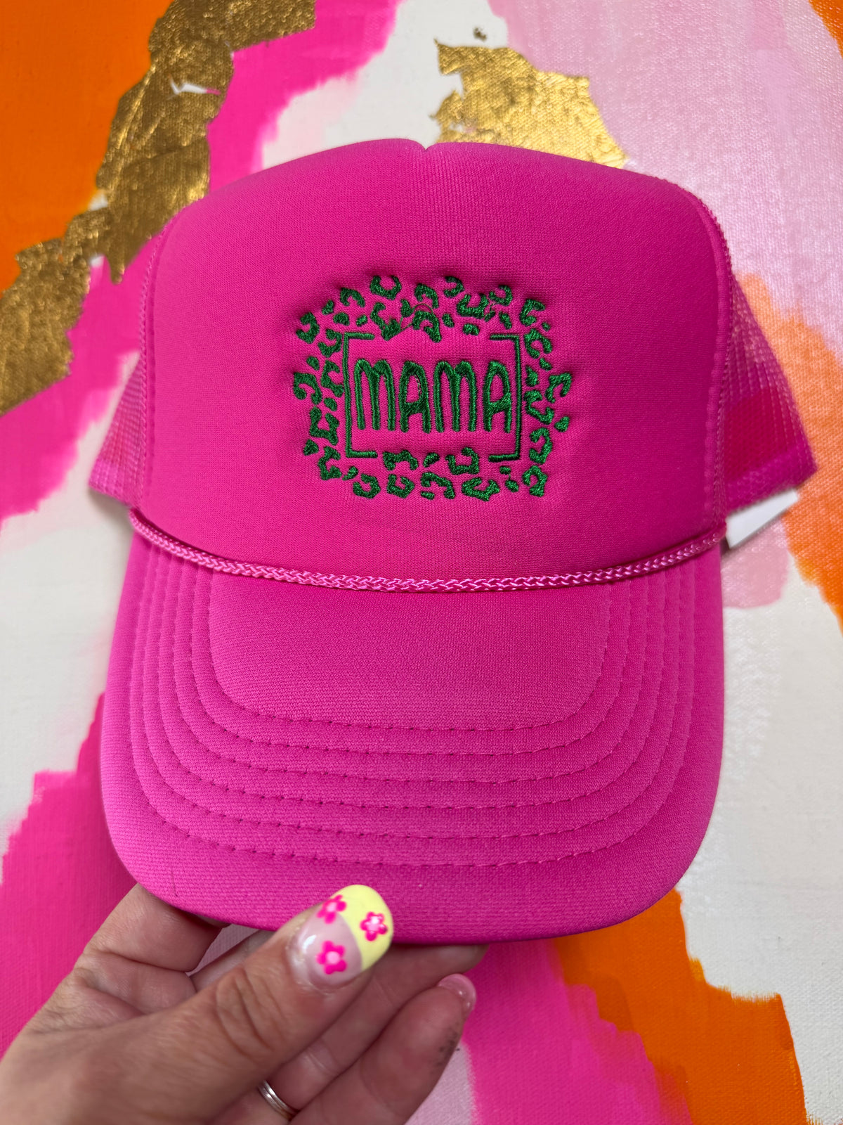 Mama Leopard Foam Trucke Hat
