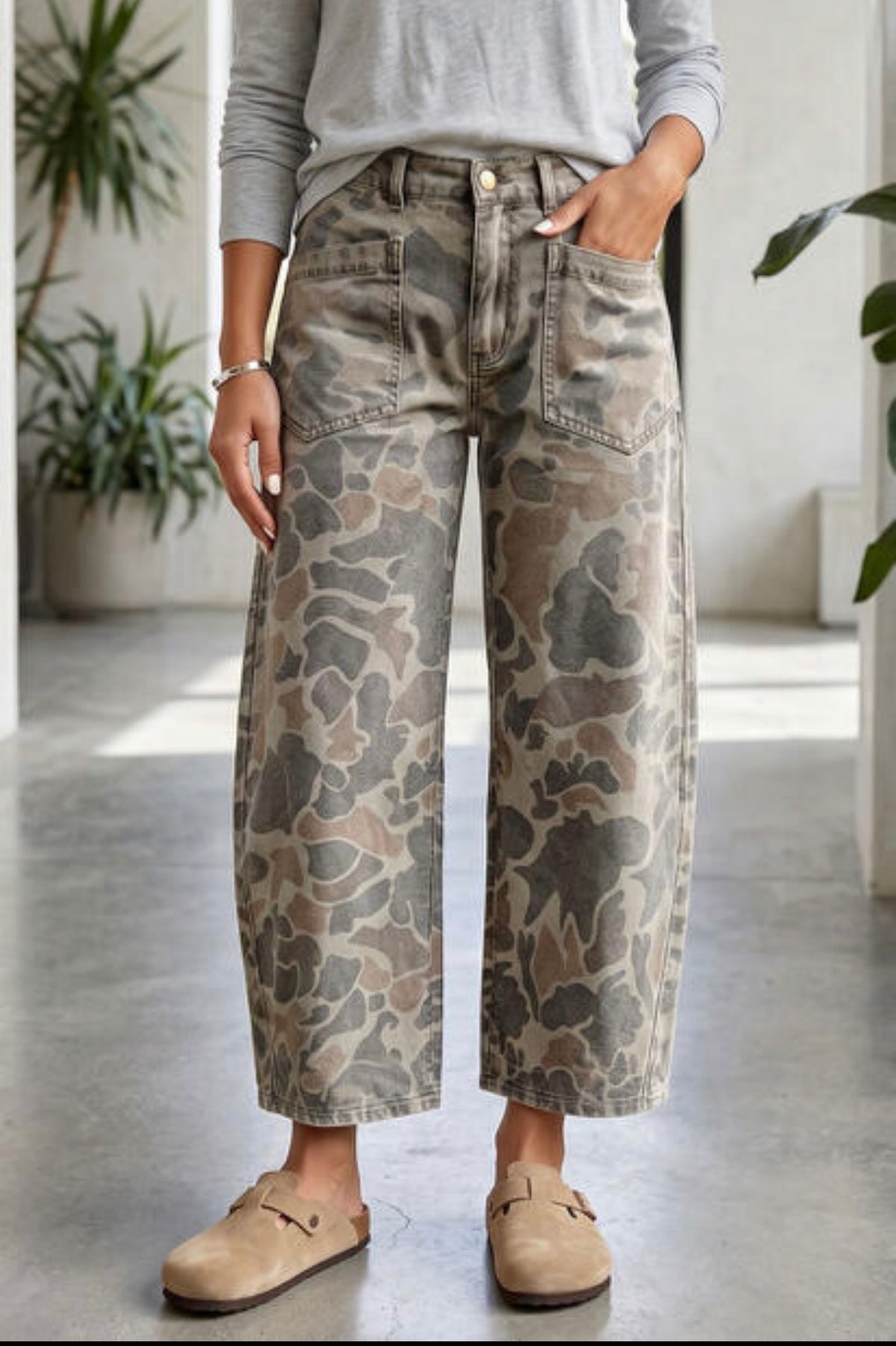 Fall in Love Camo Jeans