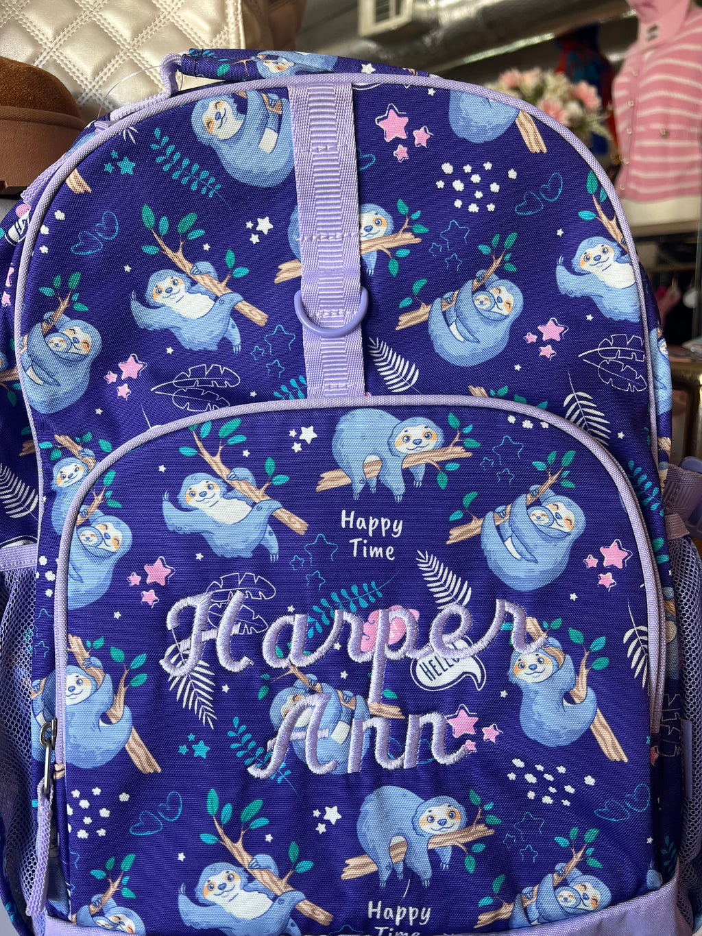 Bookbag Embroidery Name/Monogram