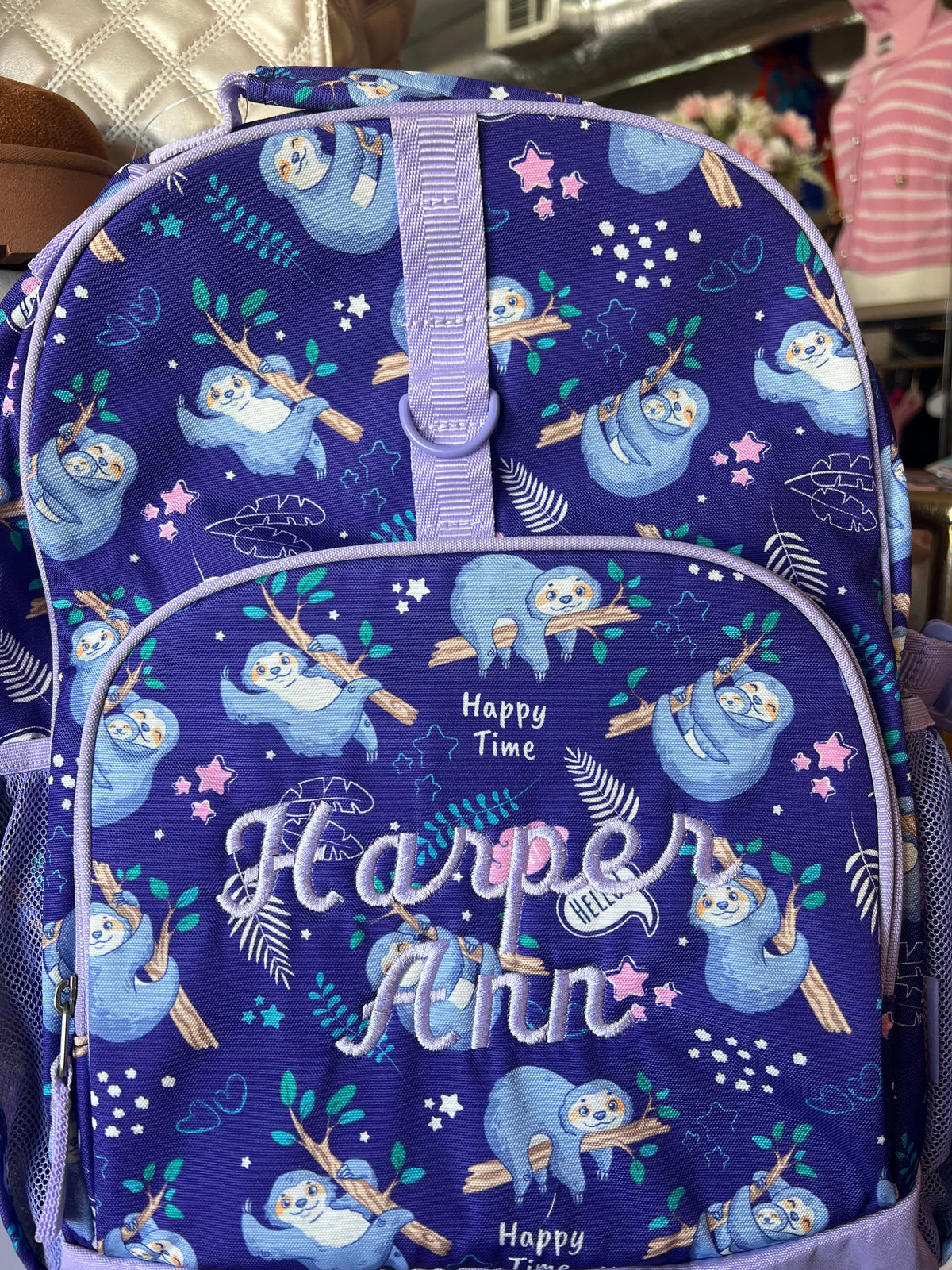Bookbag Embroidery Name/Monogram