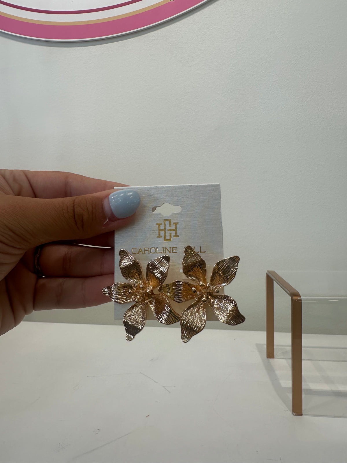 CH - Harlan Textured Flower Earrings