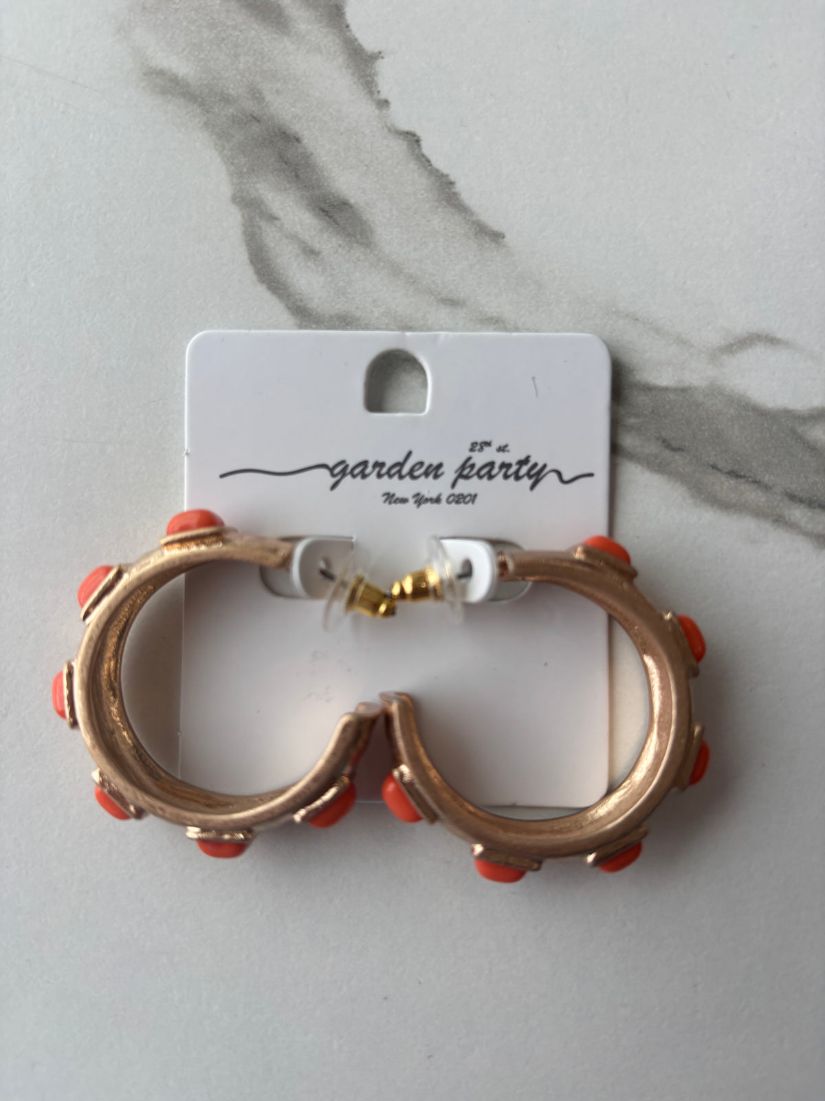 Golden Citrus hoops