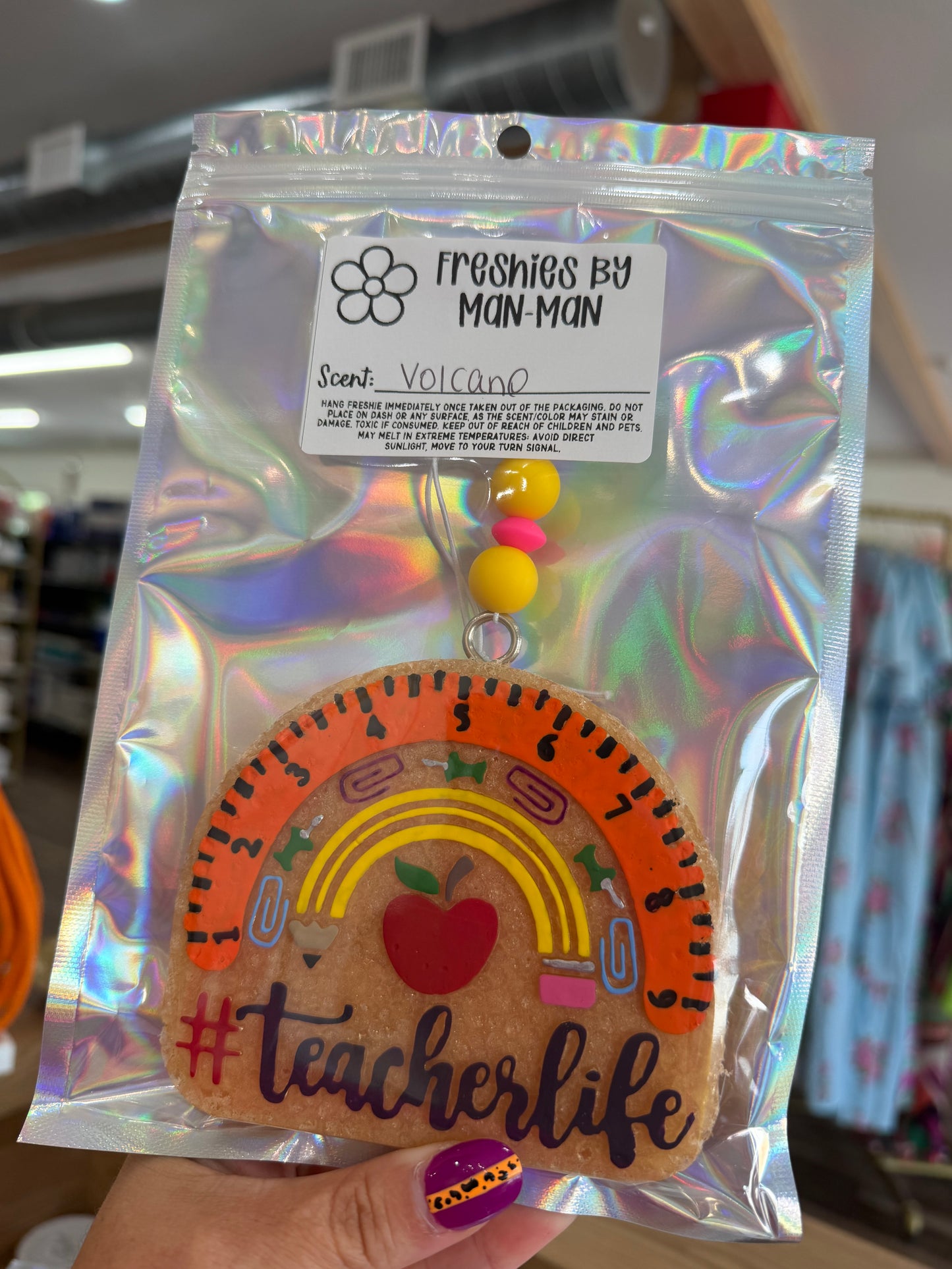 Teacher Life Rainbow Freshie