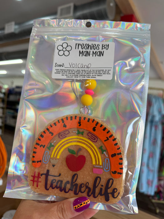 Teacher Life Rainbow Freshie