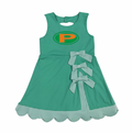 Gingham Scalloped Athletic Dress