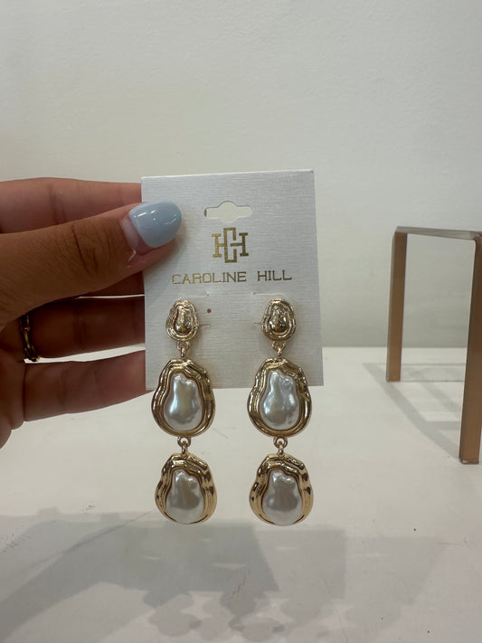 Caroline Hill- Betania Pearl Dangle Earrings