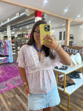 Dolman Sleeve Woven Top