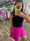 Off Duty Pleated Shorts