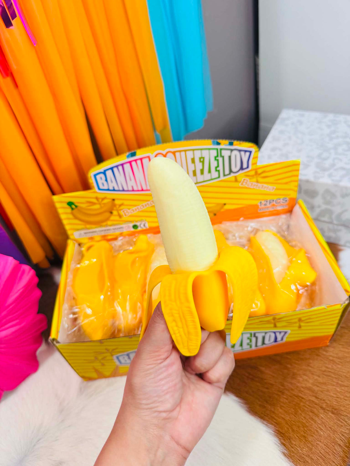 Banana Squeeze Toy