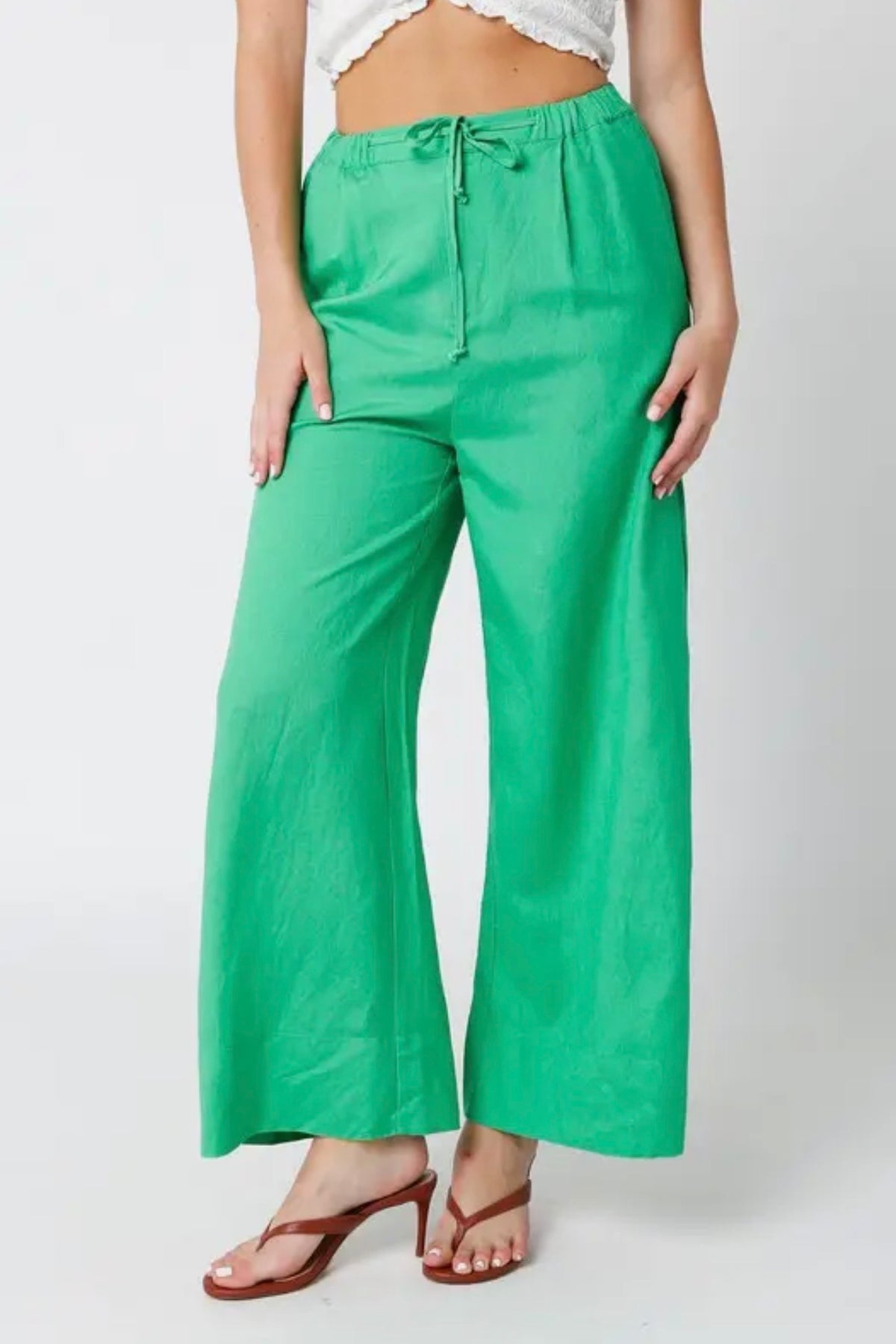 Olivaceous Sury Pants - Green