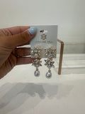 Caroline Hill- Crystal and Pearl Drop Earring