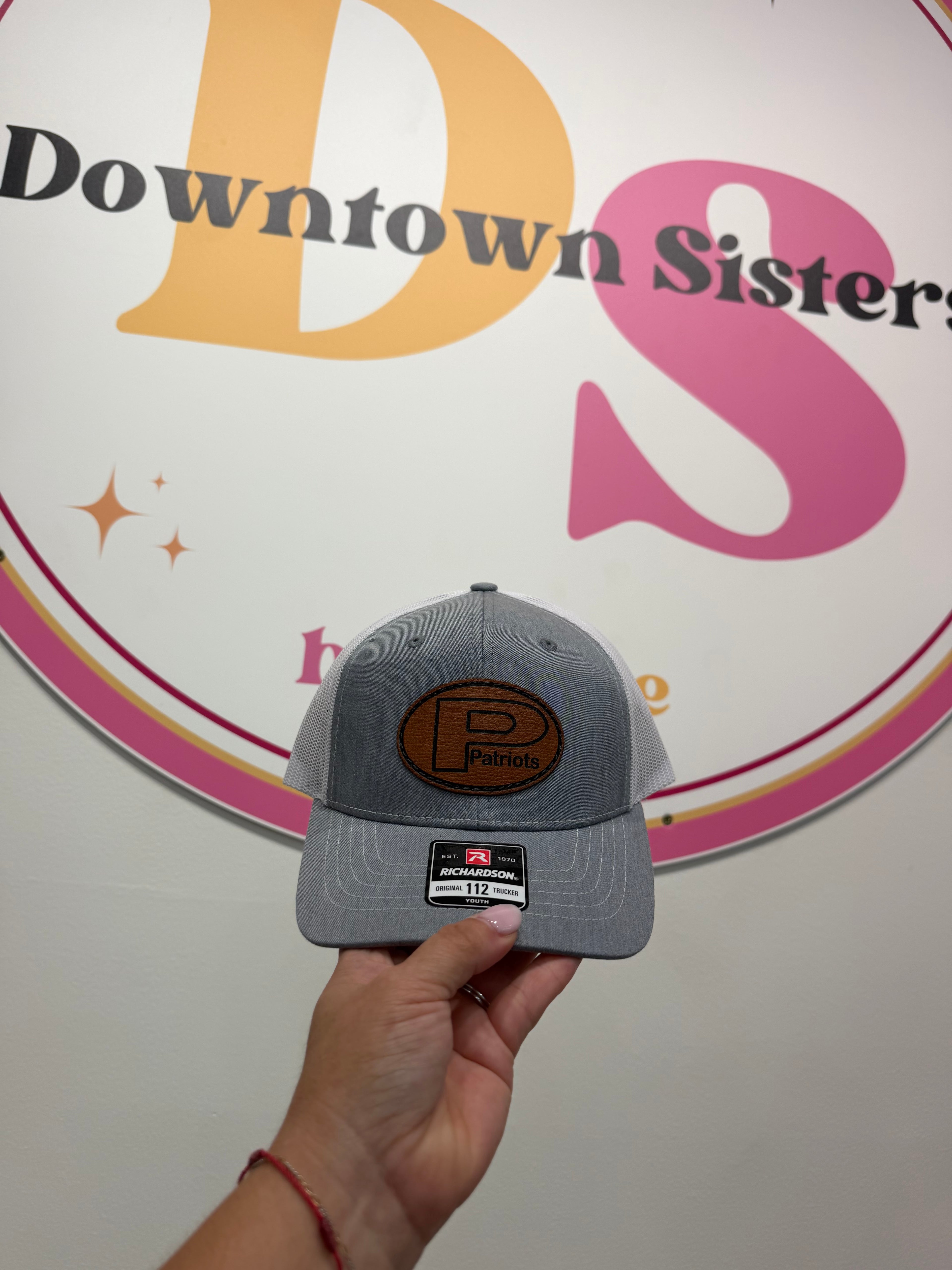 Youth Pinewood Leather Patch Hat