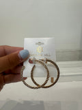 Caroline Hill- Tristan Textured Hoop