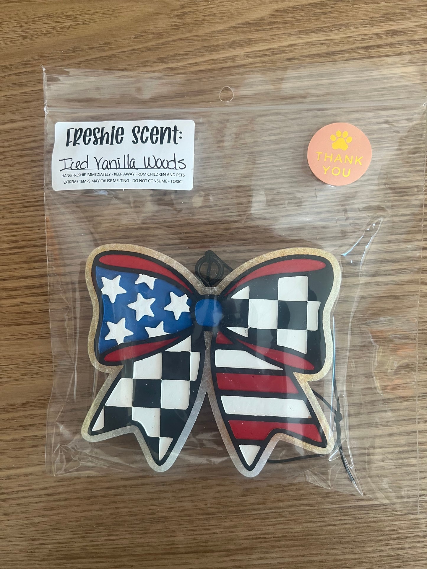 American Flag  Bow Freshie