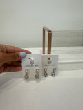 CH - Rectangle Crystal Drop Earring