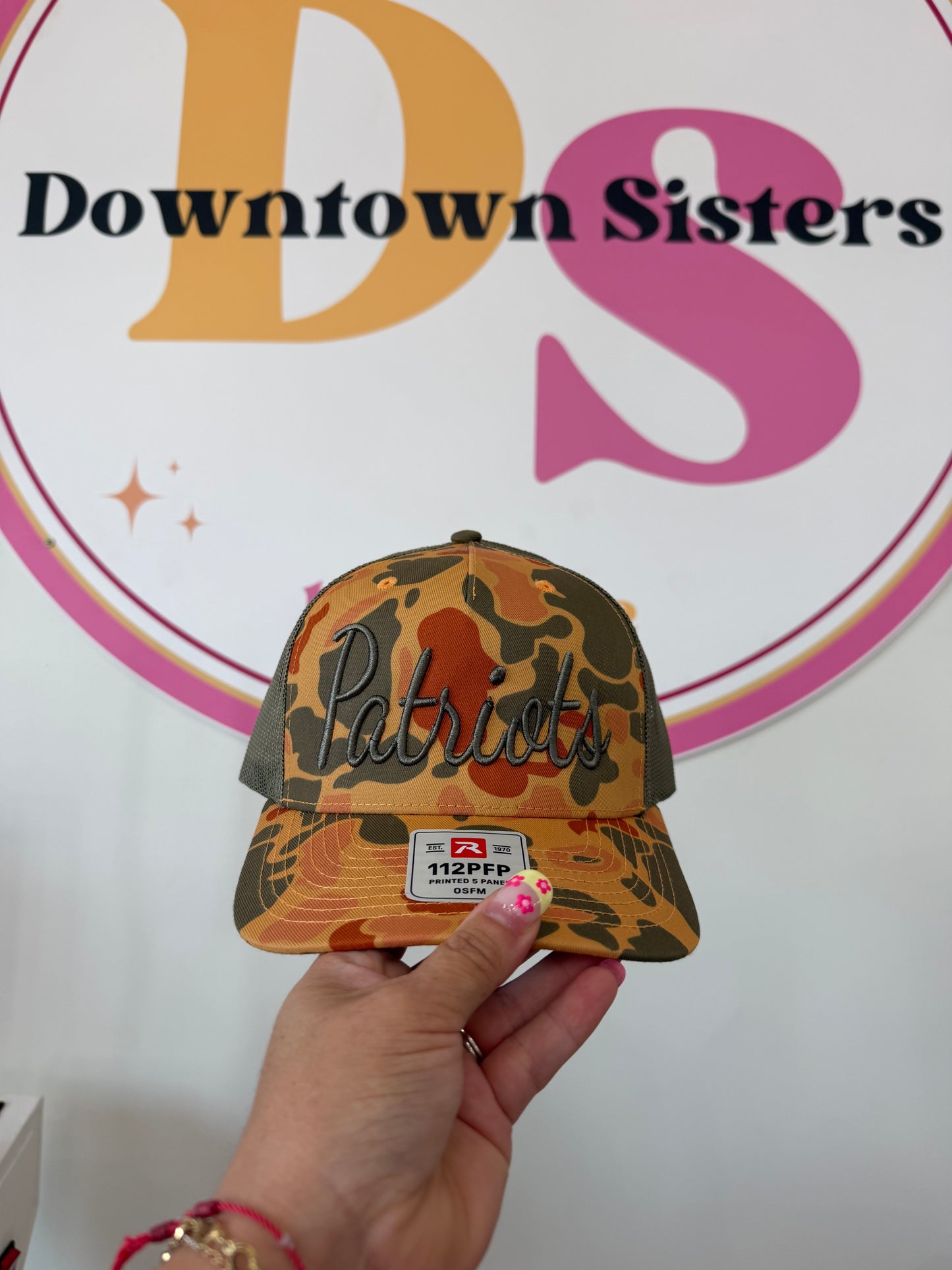 Patriots Puff Trucker Hat