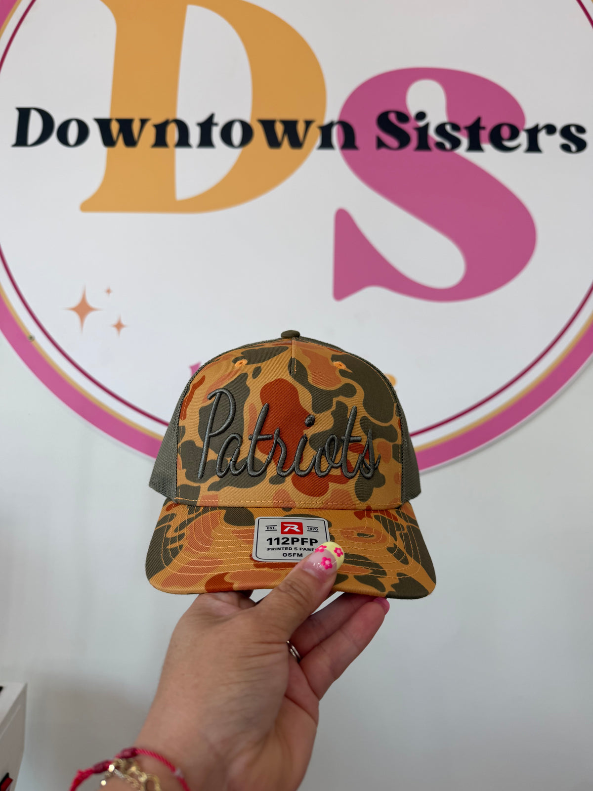 Patriots Puff Trucker Hat
