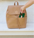 Caroline Hill- Bennett Backpack Woven Tan