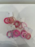 Pink Hair Ties (4 pc)