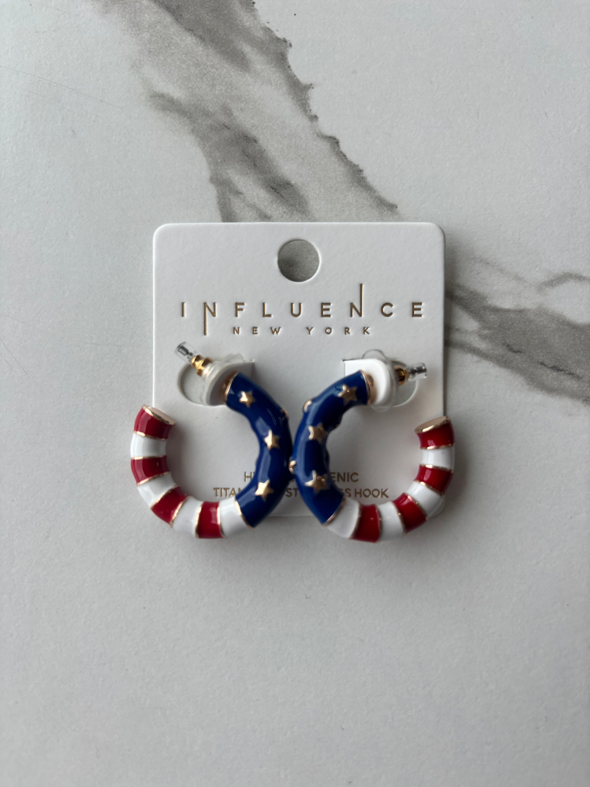American Flag Hoops