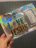 Love Like Jesus Turquoise Freshie