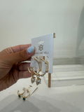 Caroline Hill- Anika  Pearl Dangle Hoop
