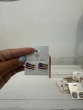 Caroline Hill-Tribute Flag Stud Earrings