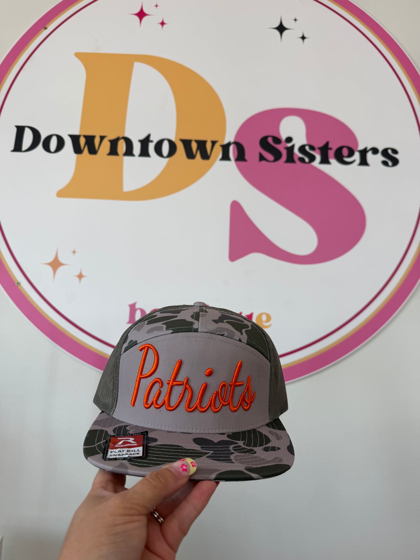 Patriots Puff Trucker Hat
