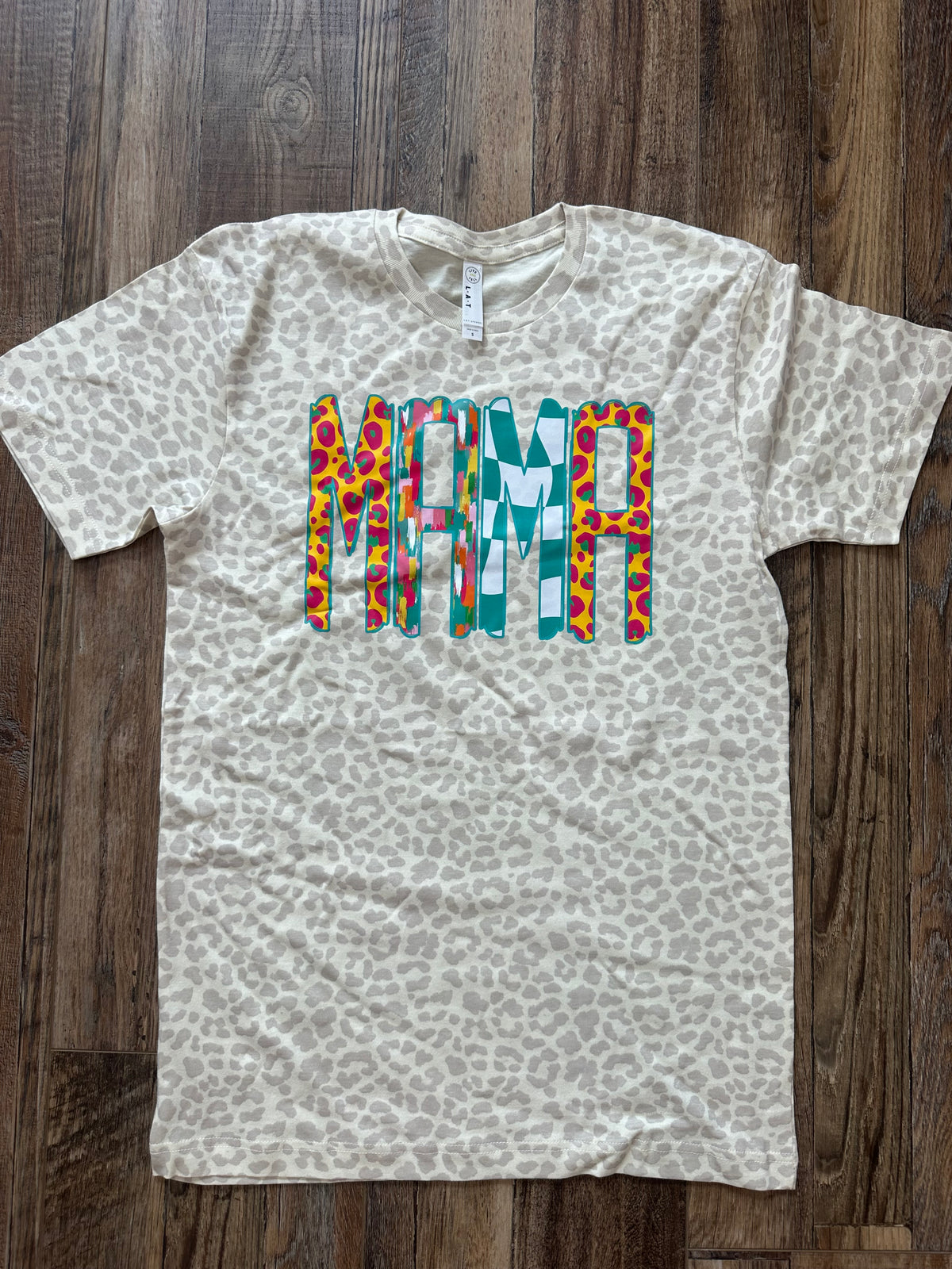 “Mama” Cheetah Tee
