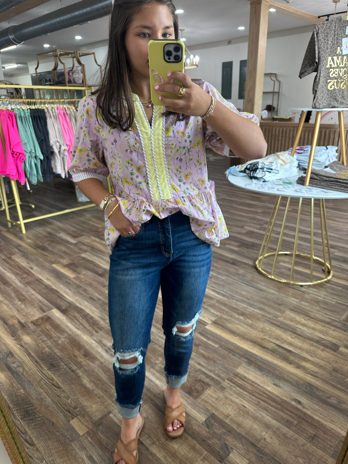 Risen Tummy Control High Rise Skinny Jeans