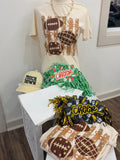 Fall Polkadot Football Tee