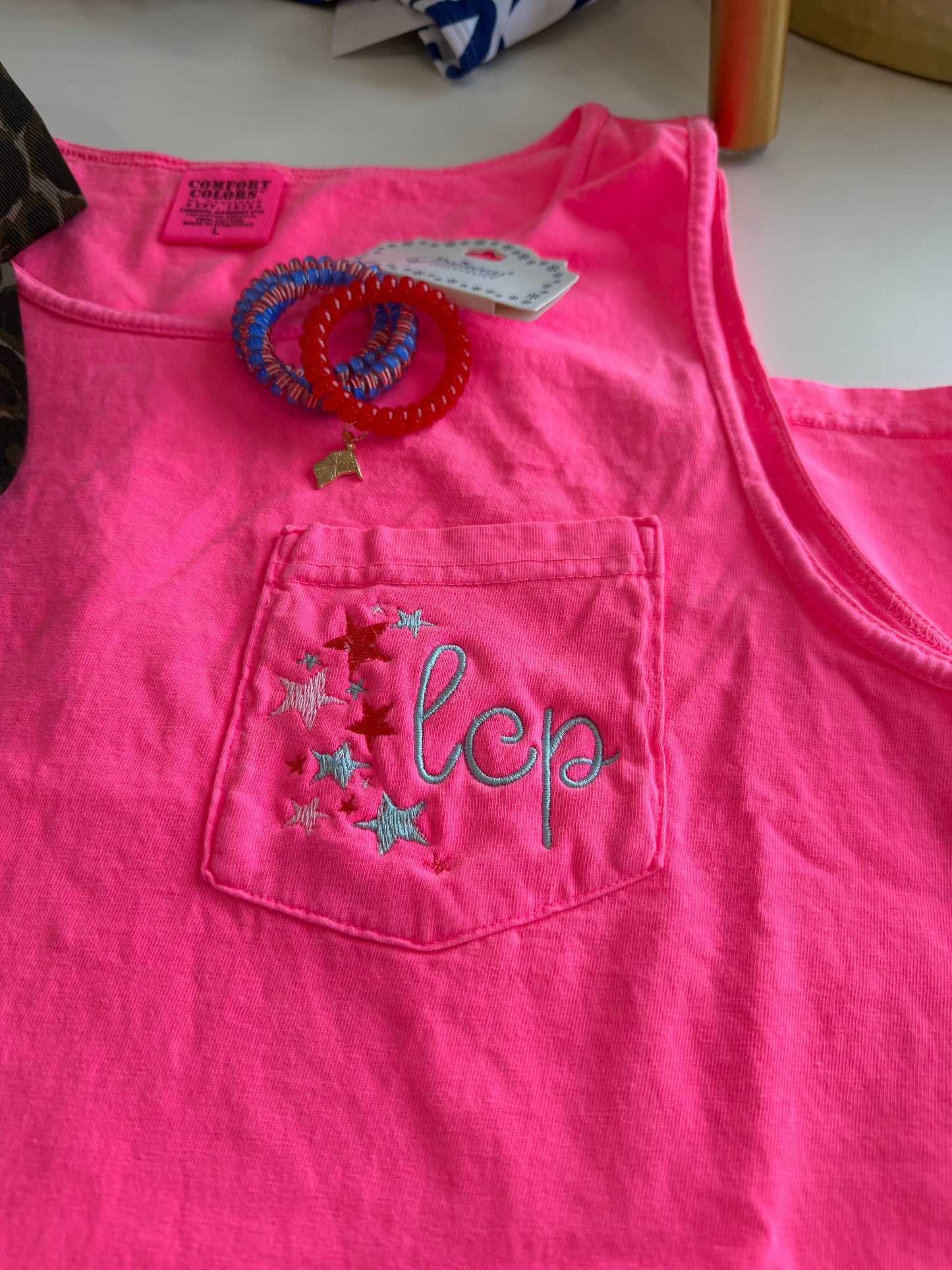 Star Spangle Monogram Tank
