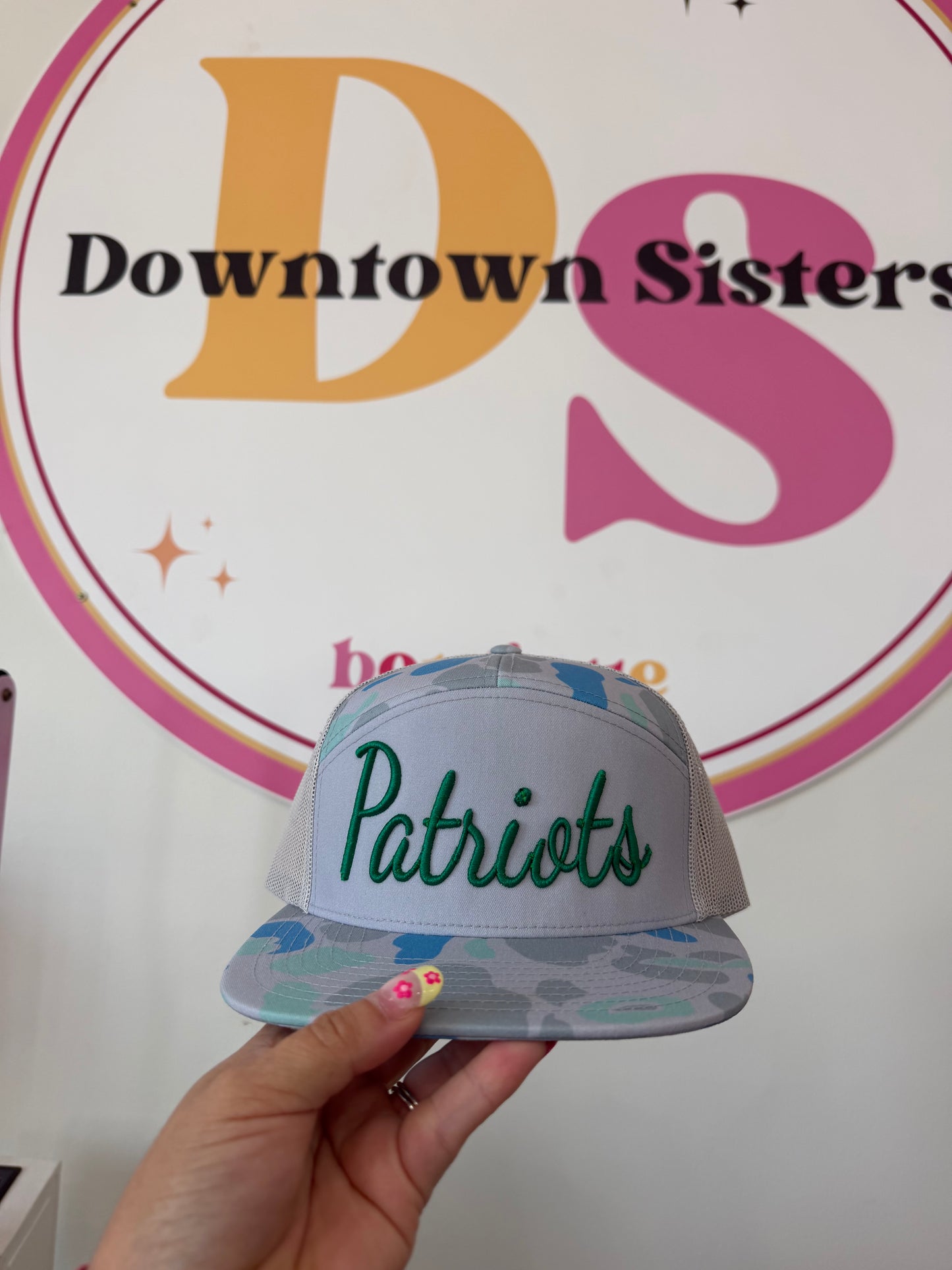 Patriots Puff Trucker Hat