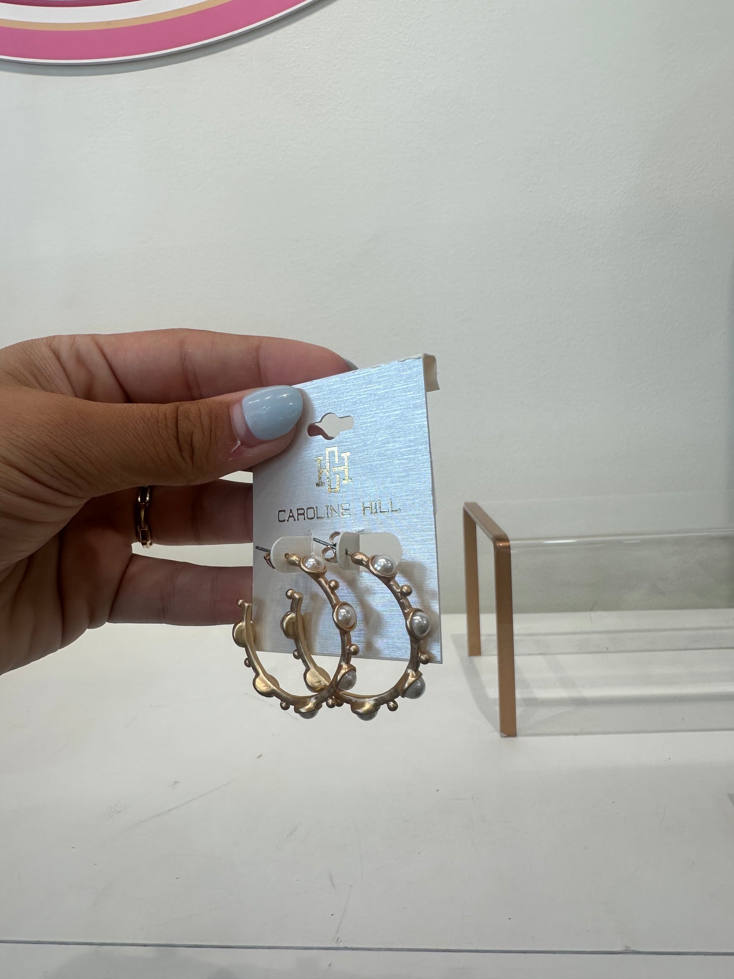 CH - Bonnie Pearl Hoop Earring