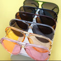Oversized Retro Frame Sunglasses