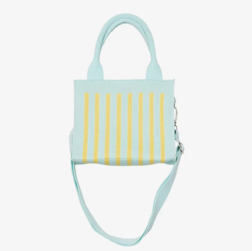 Katydid Striped Mini Tote Purse