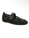 Woven Mary Jane Flats