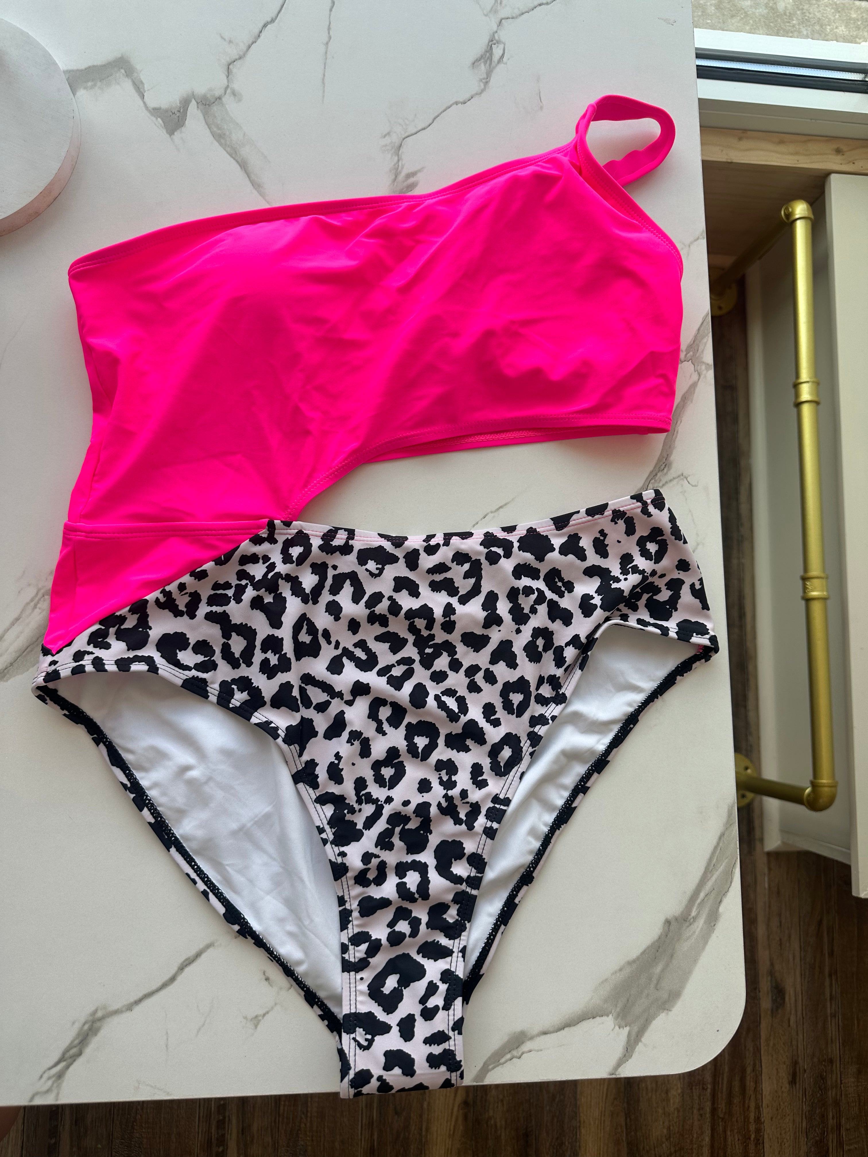 Pink Leopard Swimsuit
