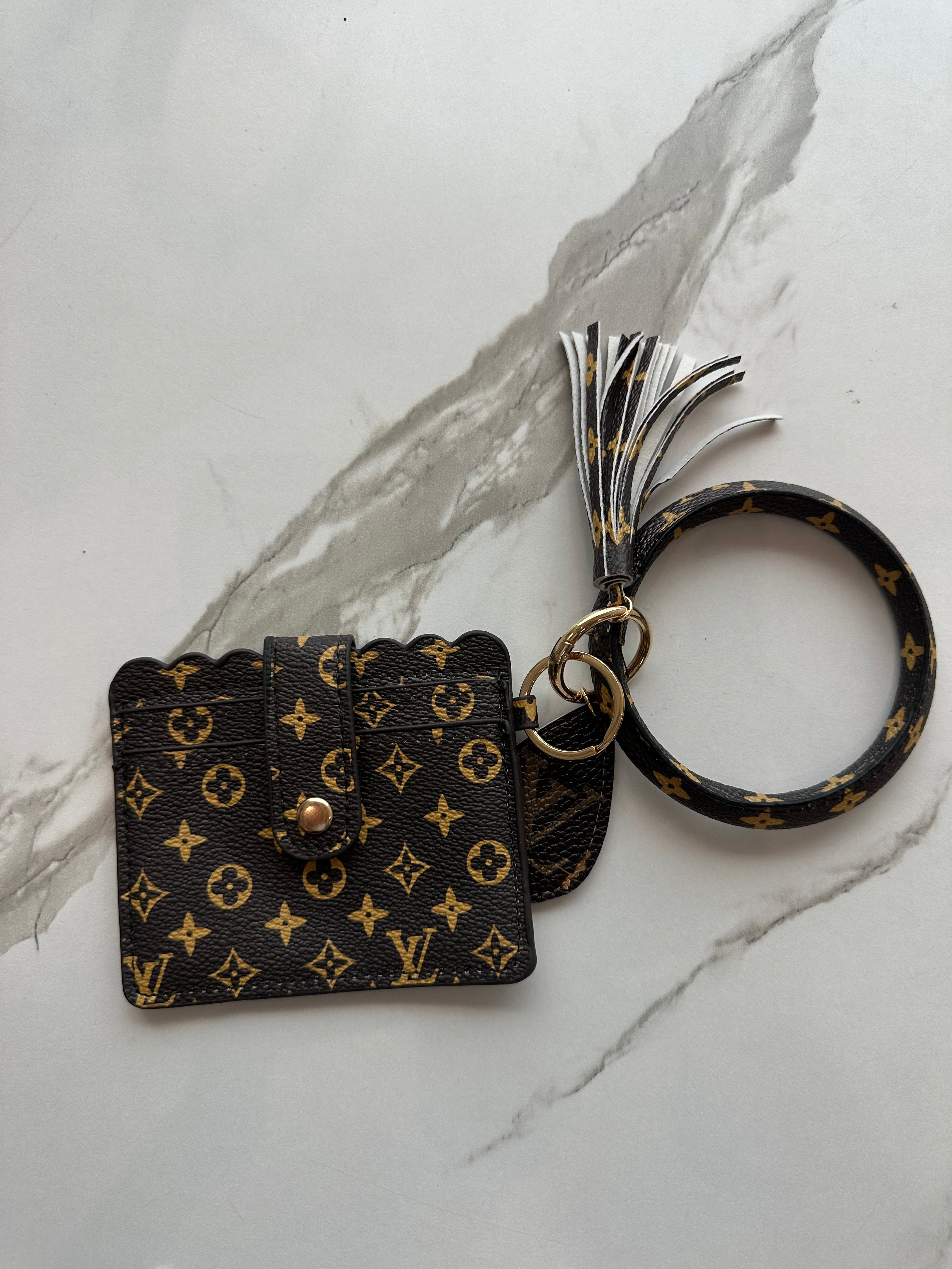 LV key rings with cardholder