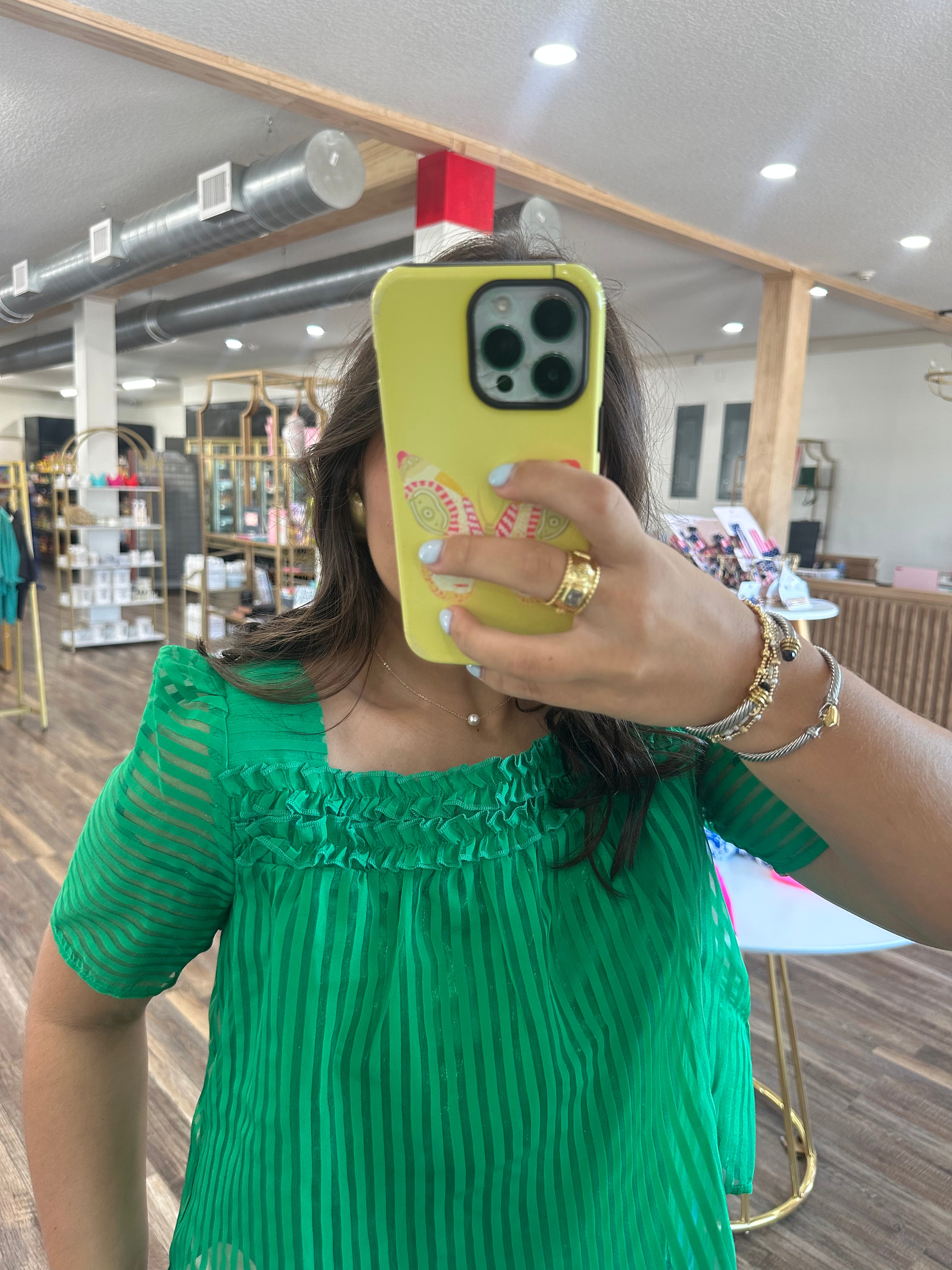 Emerald Charm Top