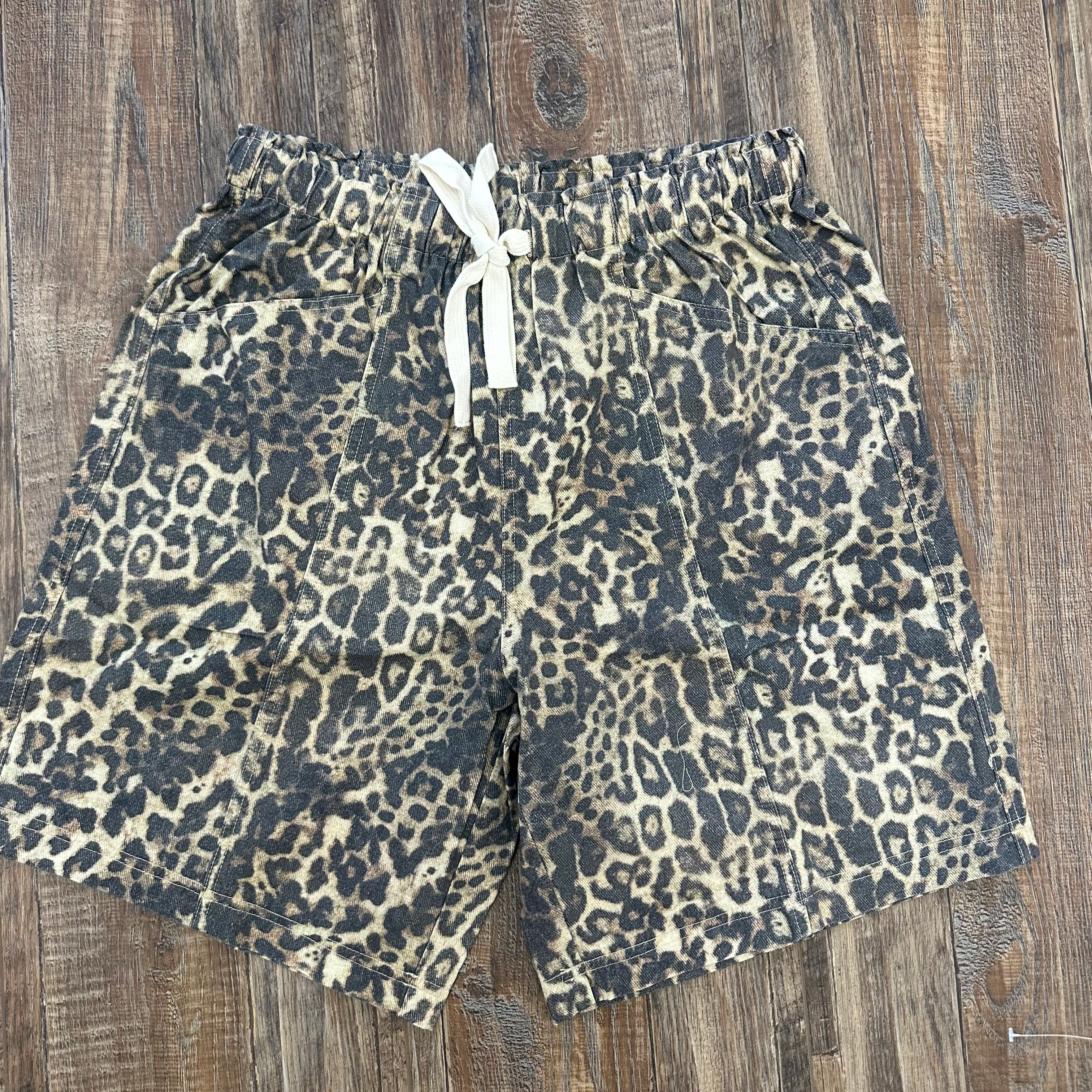 Leopard Print Shorts