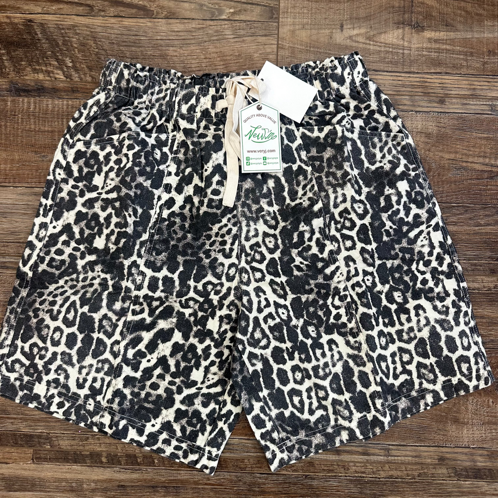 Leopard Print Shorts