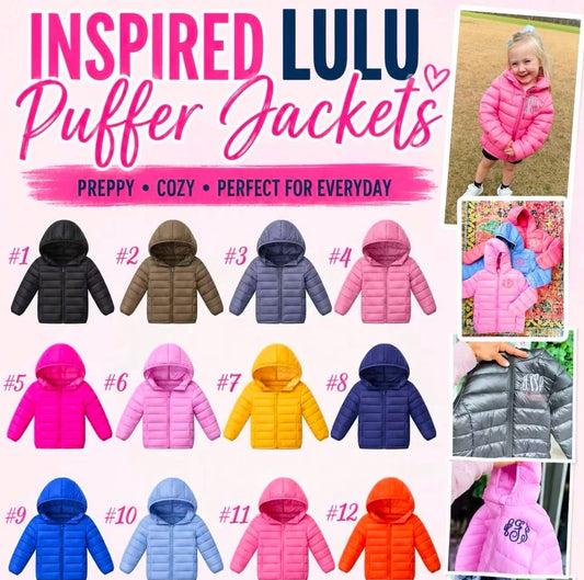 Kids Puffer Jacket *Preorder