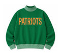 Patriots Gingham Mockneck