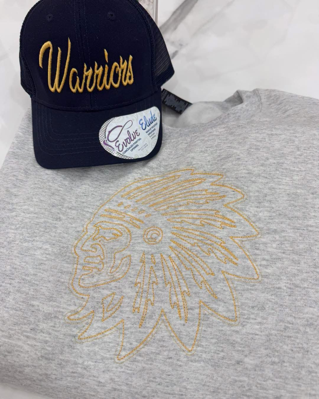 Tattnall Warrior Embordered Crewneck
