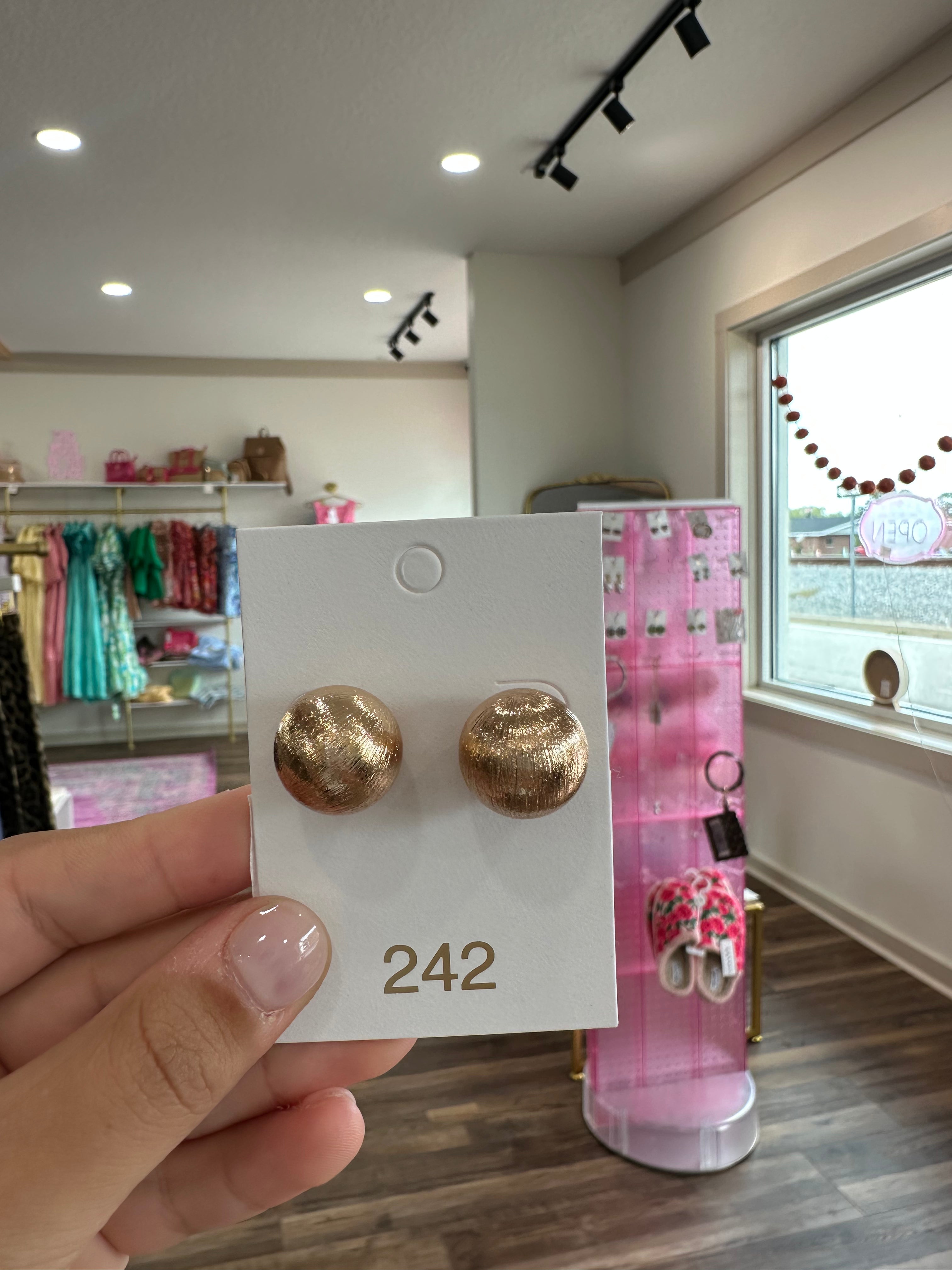 Big Ball Stud Earrings